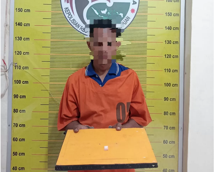 Kantongi Sabu seorang Pria Ditangkap Polisi di Jalan imam Bonjol Kota Padangsidimpuan