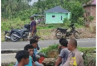 Aipda J. Butarbutar Jaga Kamtibmas dan Sosialisasikan Operasi Patuh Toba 2024 di Desa Binaan
