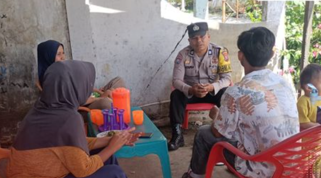 Bhabinkamtibmas Ajak Warga Batang Ayumi Julu Tanam Palawija, Dukung Ketahanan Pangan