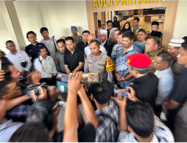 Mediasi Polres Padangsidimpuan Sukses, Kasus Anak Saling Lapor Berakhir Damai