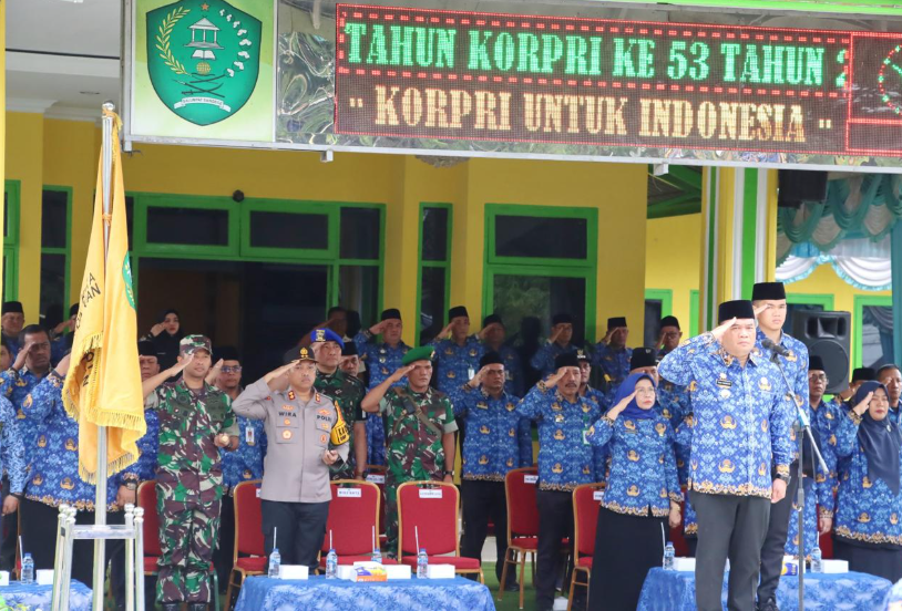 Forkopimda Padangsidimpuan Hadiri Upacara HUT Korpri, Apresiasi Kontribusi ASN