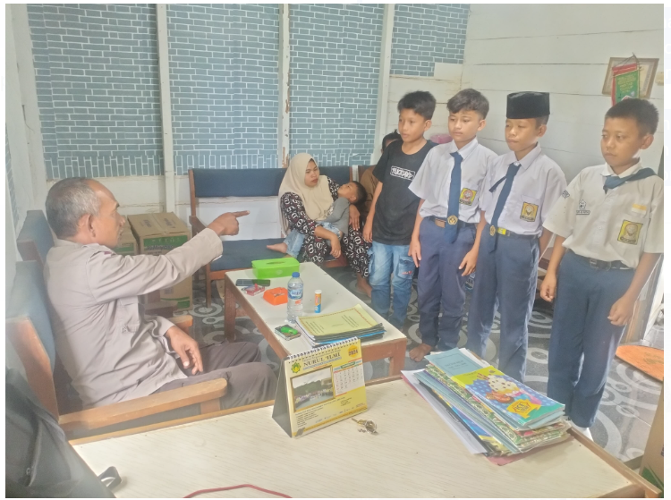 Bhabinkamtibmas Batunadua Sukses Mediasi Kasus Bullying di Sekolah