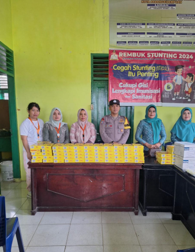 Polisi dan Bank Sumut Bersinergi, Wujudkan Generasi Emas Bebas Stunting