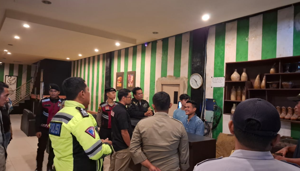 Jelang Natal dan Tahun Baru Polres padangsidimpuan dan petugas gabungan gelar razia KRYD 