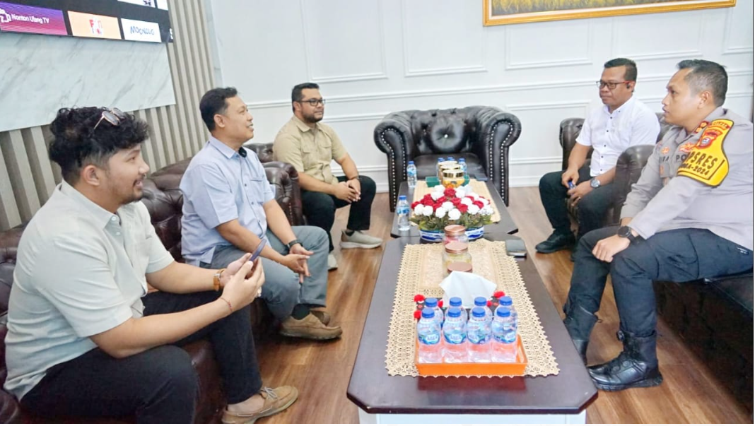Perkuat   Sinergitas Kapolres Padangsidimpuan  menerima  Audiensi BIN