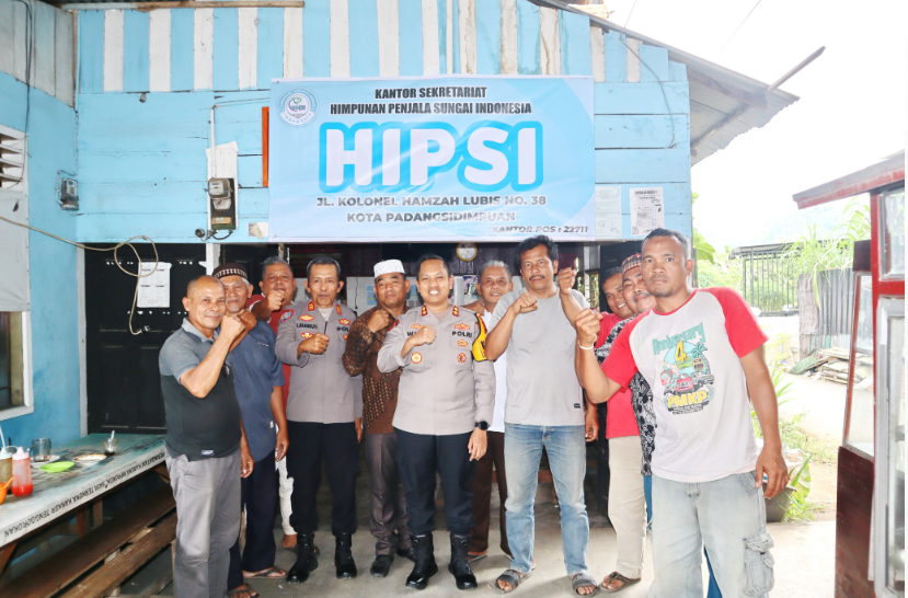 Kapolres Padangsidimpuan gelar silaturahmi bersama Himpunan Penjala Sungai Indonesia 
