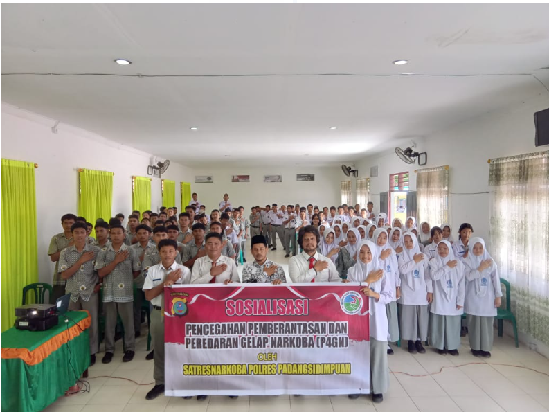 Sat ResNarkoba Polres PSp  Sosialisasi Bahaya Narkoba Kepada Pelajar SMAN6 