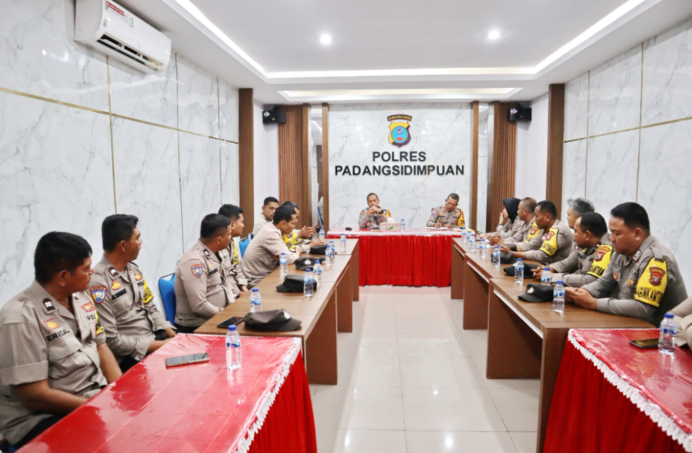 Jelang Pilkada  Kapolres PSP gelar silaturahmi dengan para Bhabinkamtibmas