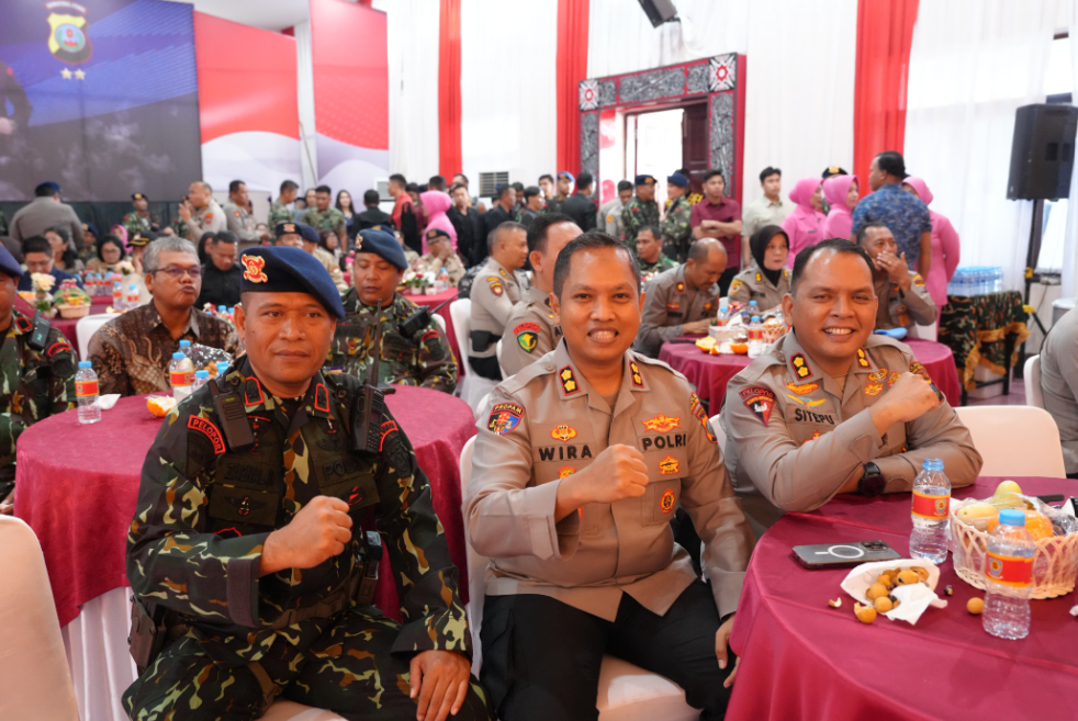 Kapolres Padangsidimpuan hadiri acara l Syukuran HUT ke-79 Korps Brimob Polri