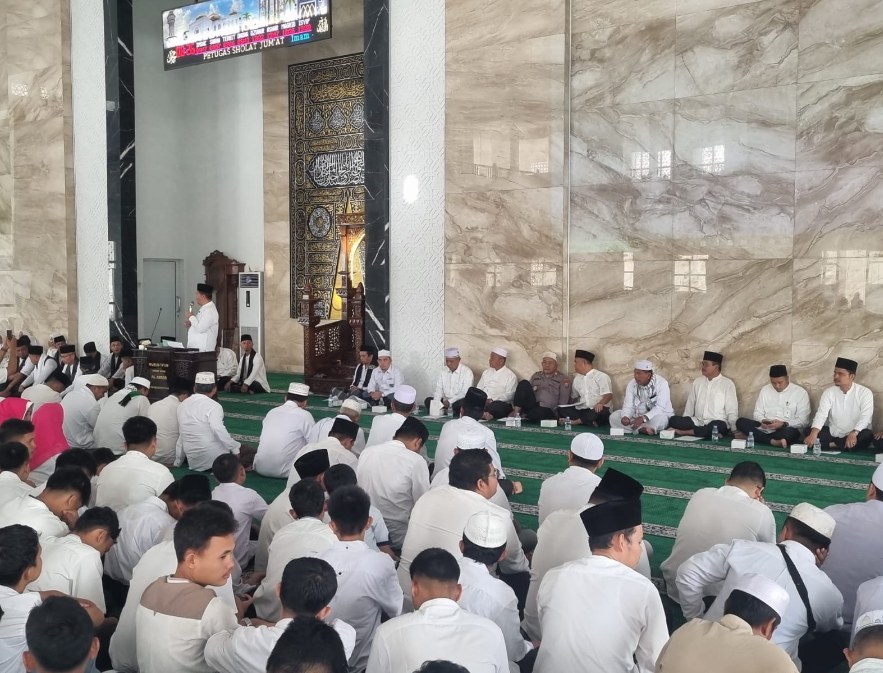 Polres PSP Lakukan Pengamanan Kegiatan Dzikir dan Shalawat Akbar di Masjid Al Abror Menyambut HAB Ke
