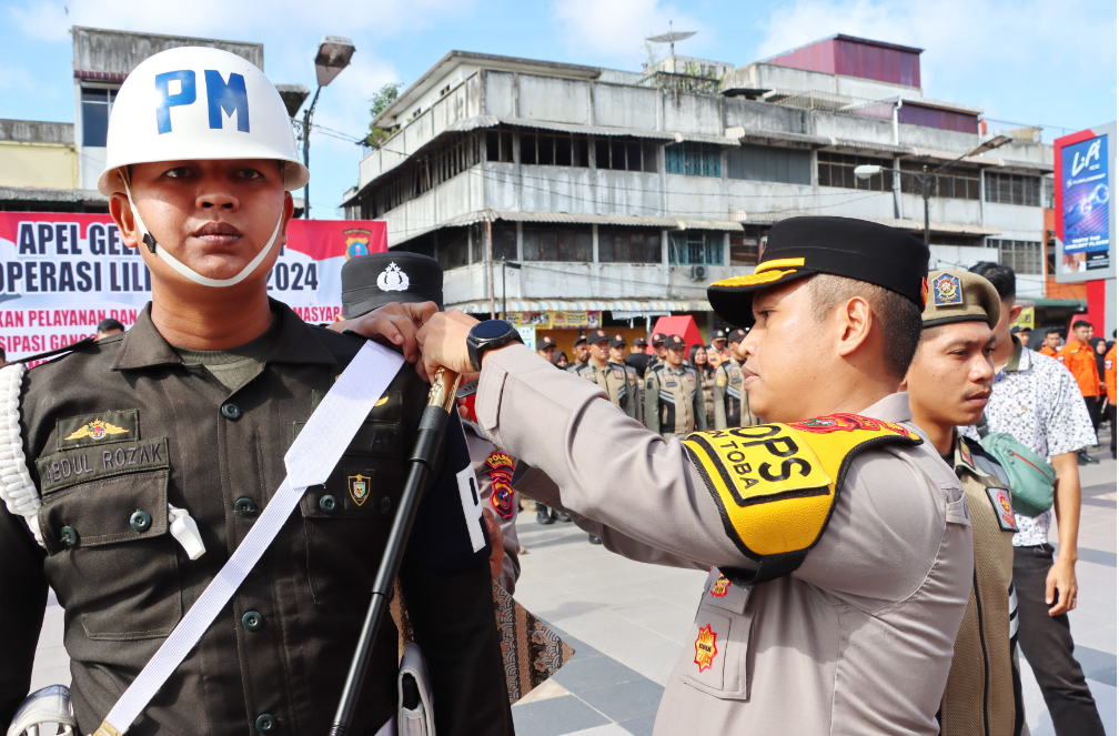 Polres Padangsidimpuan Gelar Apel Operasi Lilin Toba, Siagakan Pengamanan Nataru