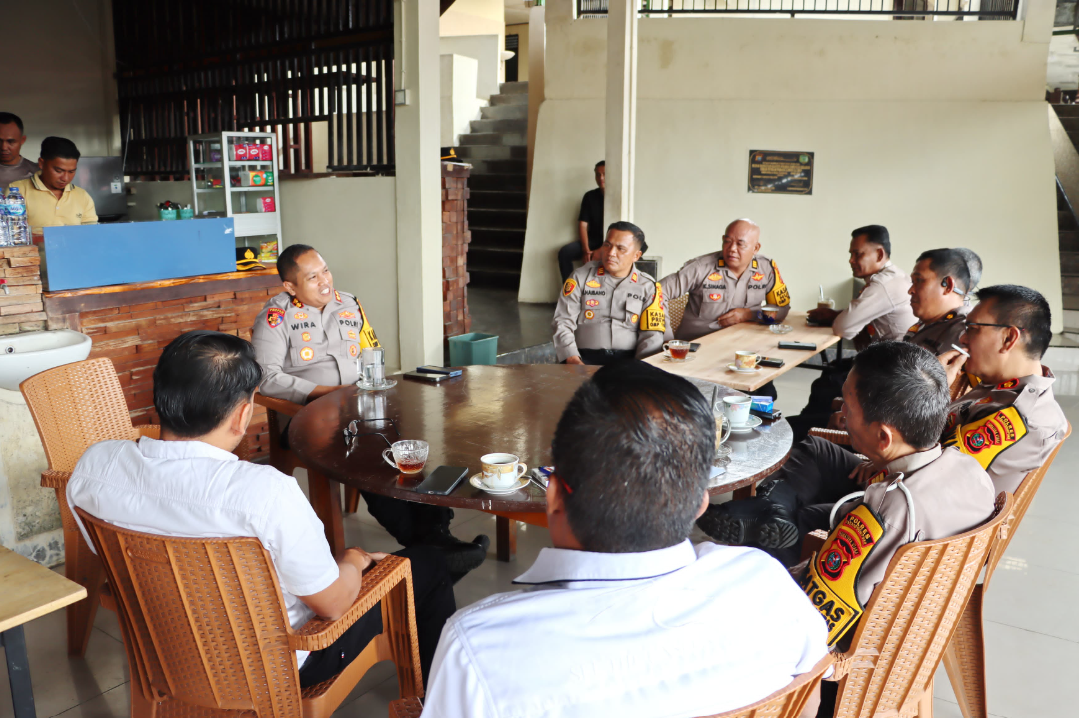Bangun kebersamaan  Kapolres PSP  dan PJU  gelar Coffee Morning 