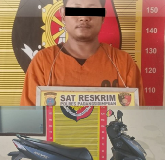Polres Padangsidimpuan Ungkap Kasus Curanmor, Satu Tersangka Ditangkap