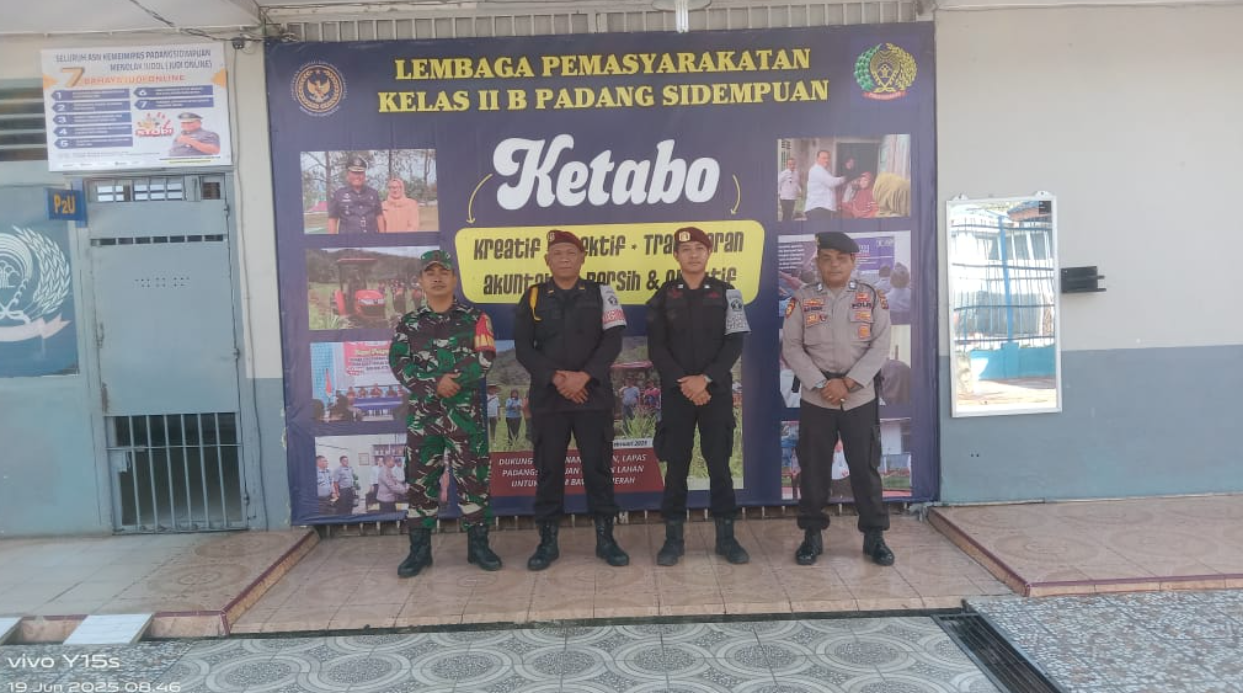 Polres Padangsidimpuan Perketat Pengamanan Lapas, Perang Melawan Narkoba Terus Digencarkan