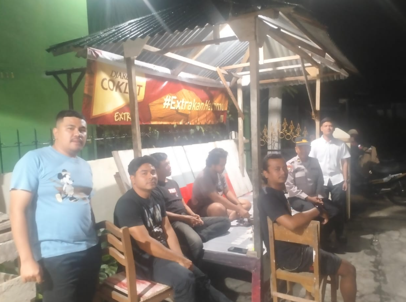 Sat Binmas Polres Padangsidimpuan Kontrol Pos Satkamling, Ajak Warga Aktifkan Kembali Ronda Malam