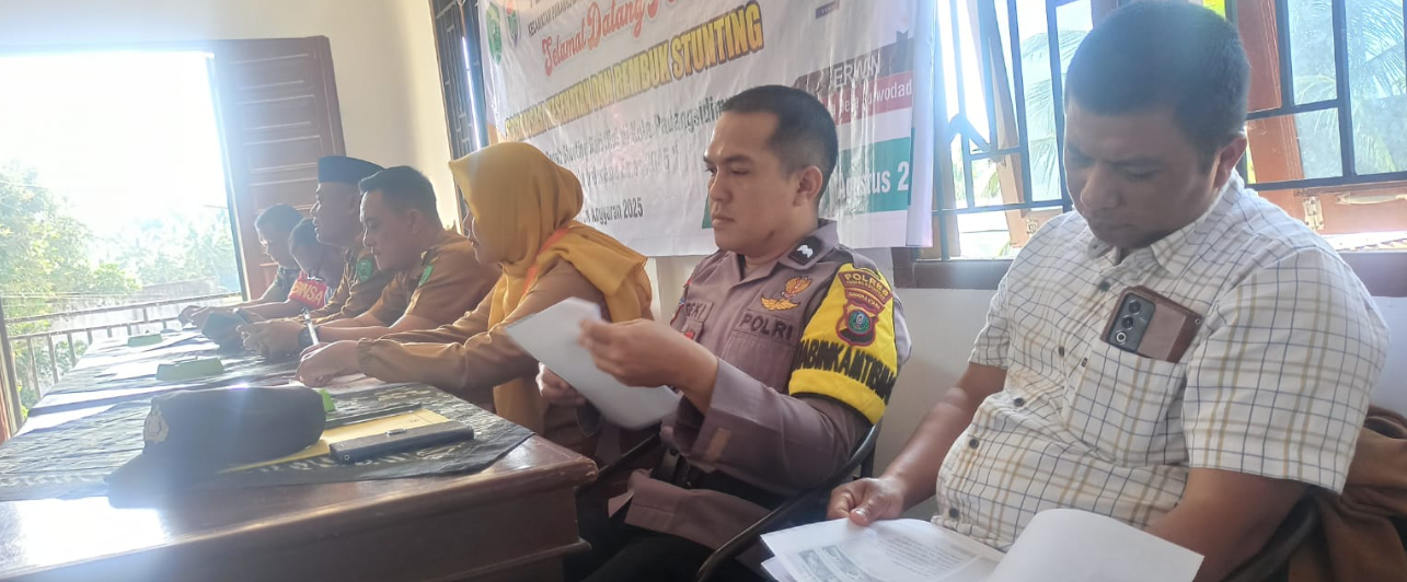 Bhabinkamtibmas Ajak Warga Padangsidimpuan Peduli Kesehatan Demi Cegah Stunting