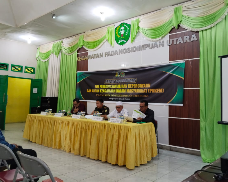 Langkah Antisipatif Polres Padangsidimpuan: Rapat Koordinasi Awasi Aliran Kepercayaan