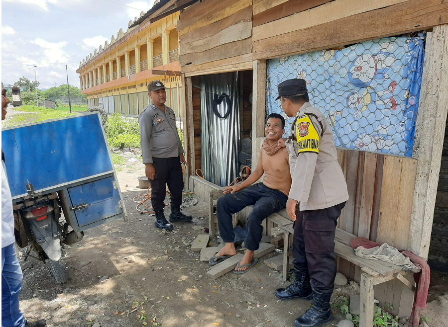 Bhabinkamtibmas Batunadua Himbau Pemilik Bengkel Waspada Penadahan