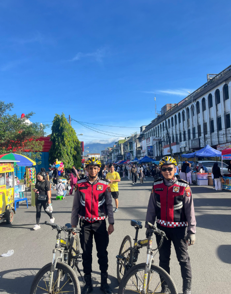 Polres Padangsidimpuan Pastikan Car Free Day Aman dan Kondusif