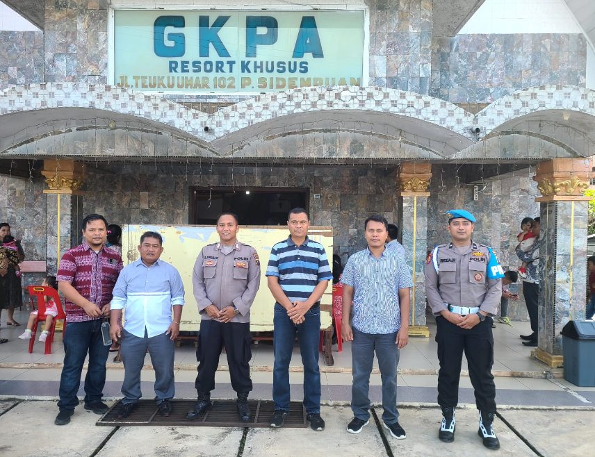 Polres Padangsidimpuan LakukanPengamanan Ibadah di Gereja GKPA Resort Khusus