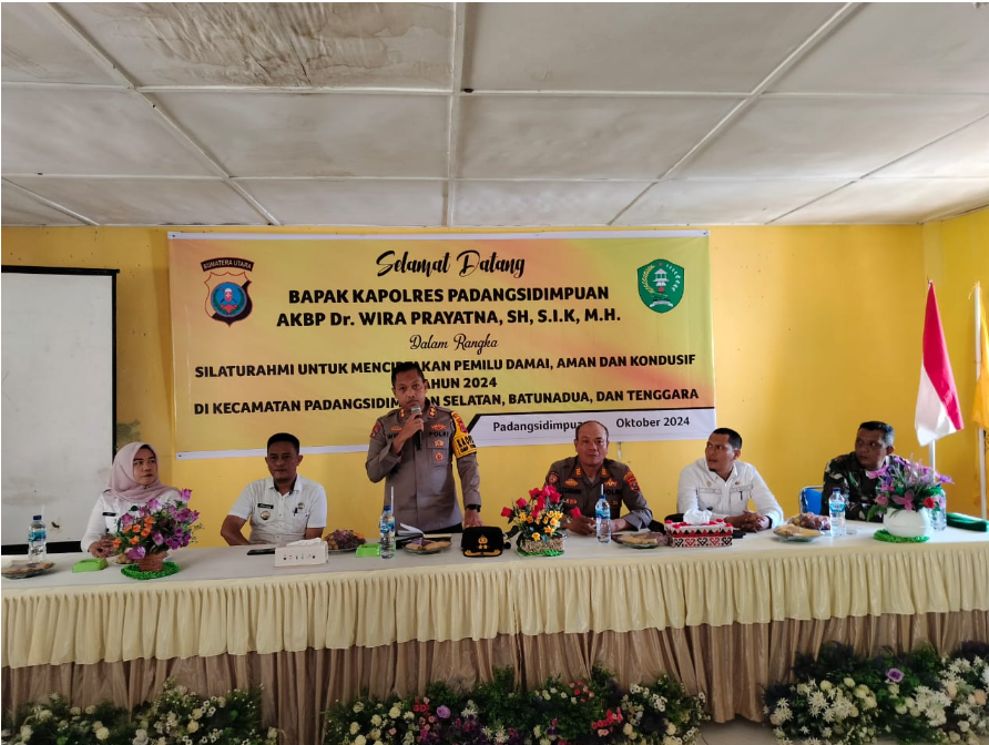 Kapolres Padangsidimpuan Jalin Kemitraan dengan Masyarakat, Pastikan Pilkada Berjalan Damai