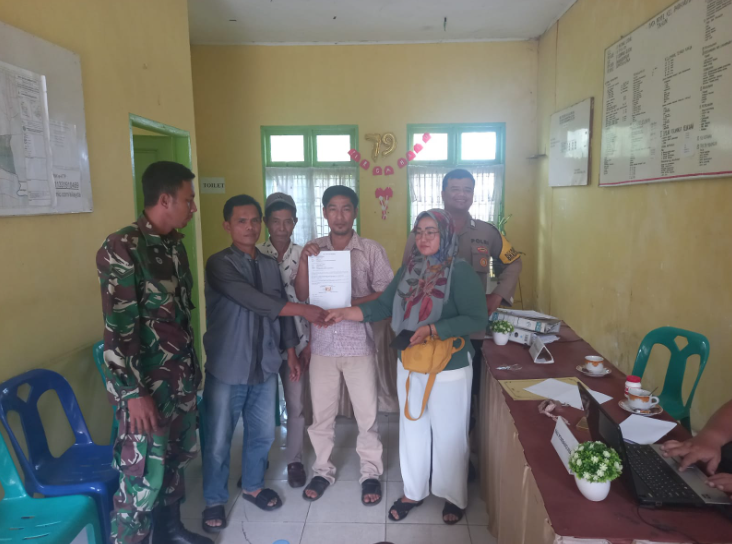 Bhabinkamtibmas polsek Batunadua Selesaikan Masalah Warga Secara Mediasi