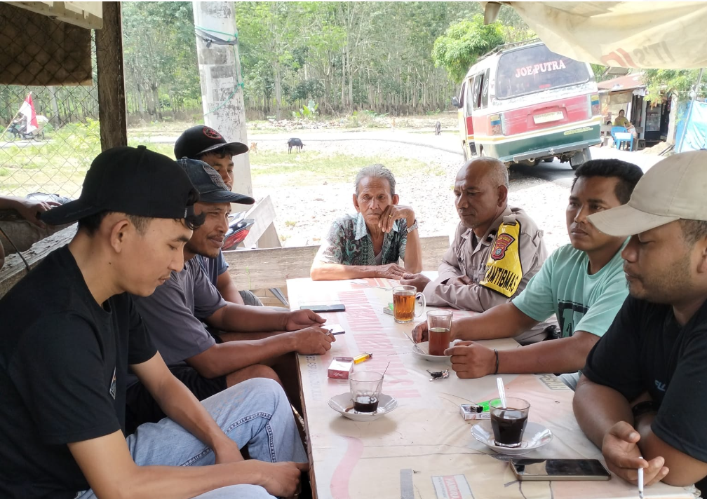 Jelang Pilkada 2024, Bhabinkamtibmas polsek Batunadua  Terus Menyuarakan Himbauan Kamtibmas