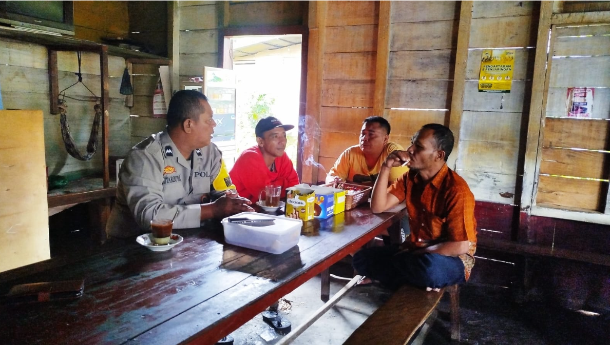 Bhabinkamtibmas Sambangi Warga Binaan, Berikan Imbauan Kamtibmas