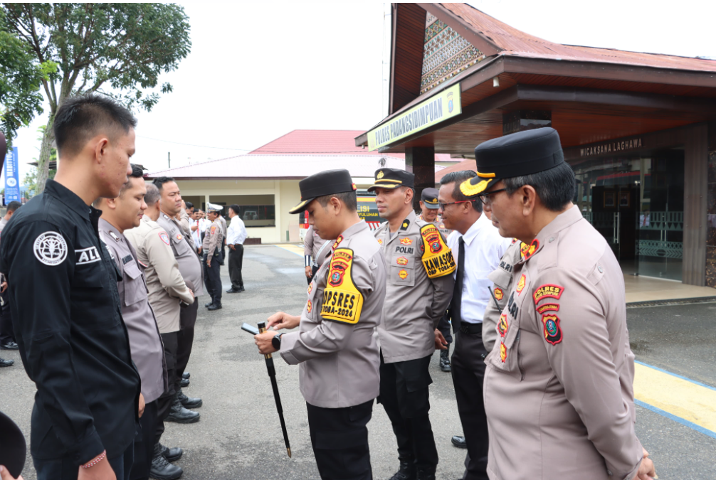 Gaktiblin Polres padangsidimpuan, AKBP Dr wira Prayatna Lakukan Pemeriksaan