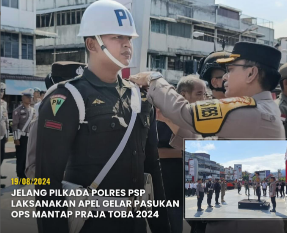 Operasi Mantap Praja Toba Digelar, Polres Padangsidimpuan Siap Jaga Kondusifitas Pilkada