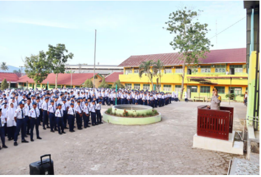 Kapolres Padangsidimpuan Sambangi SMPN 4 Padangsidimpuan