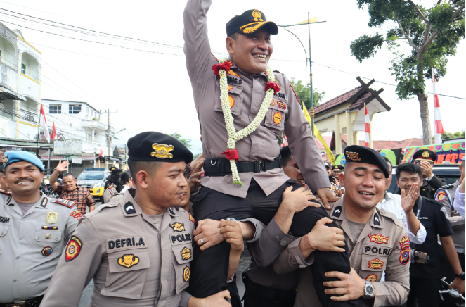 Jajaran Polres Padangsidimpuan Pilu Lepas AKBP Dudung Setyawan