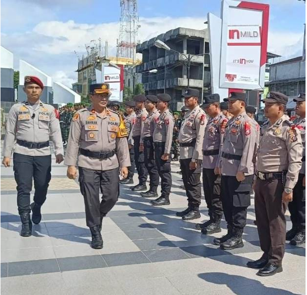 Jelang Pilkada Polres PSP Laksanakan Apel Gelar Pasukan Ops Mantap Praja Toba 2024